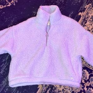 Hollister light blue sherpa. selling because i didn’t wear much.